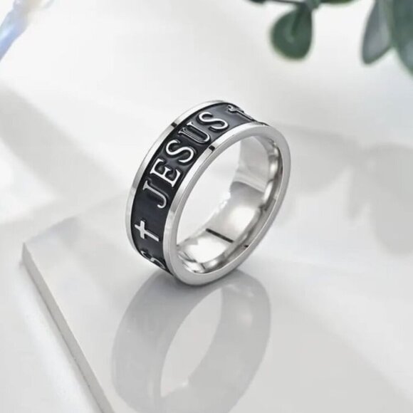 Other - Titanium Jesus Ring Size 11